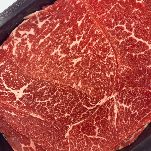 Fullblood Wagyu (Knuckle) Shabu Shabu Marbling Score 9+ Stone Axe - 500g