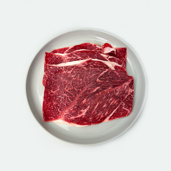 Fullblood Wagyu Scotch Fillet Shabu Shabu Marbling Score 9+ Stone Axe - 300g