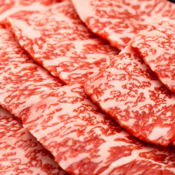 Delicious Fullblood Wagyu Yakiniku (Tri Tip) Marbling Score 9+ Stone Axe - Vic's Meat